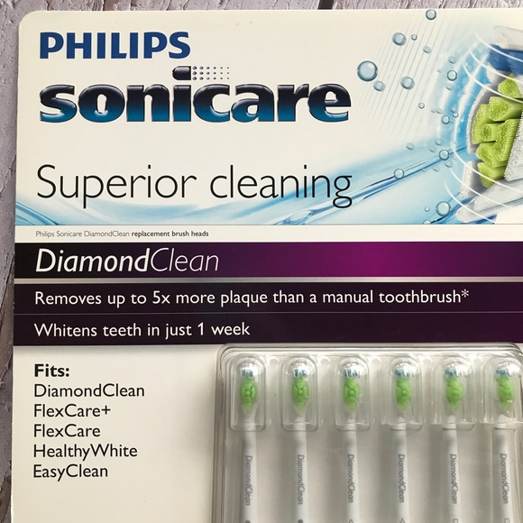 Philips Sonicare DiamondClean Brush Heads 6-Pack Plus Bonus 5 more brushes 🫧💦 - Picture 4 of 10